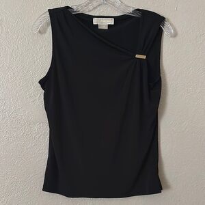 Women’s Michael Kors Dressy Tank, Black, Medium Petite